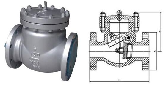 美標止回閥結(jié)構(gòu)圖